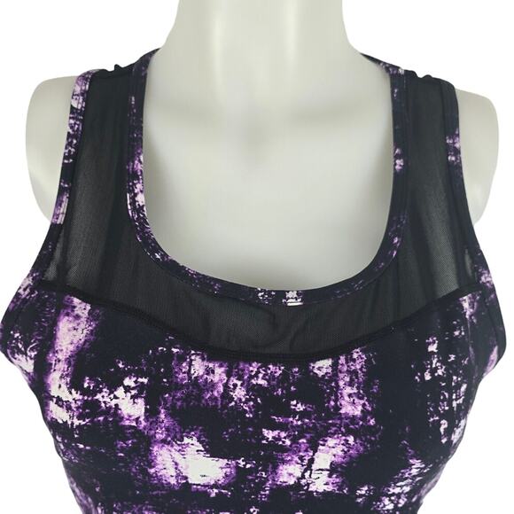 Torrid Active Purple Black Athletic Hiking Built-in Bra Tank 1 - 1X 14/16 - Picture 2 of 5